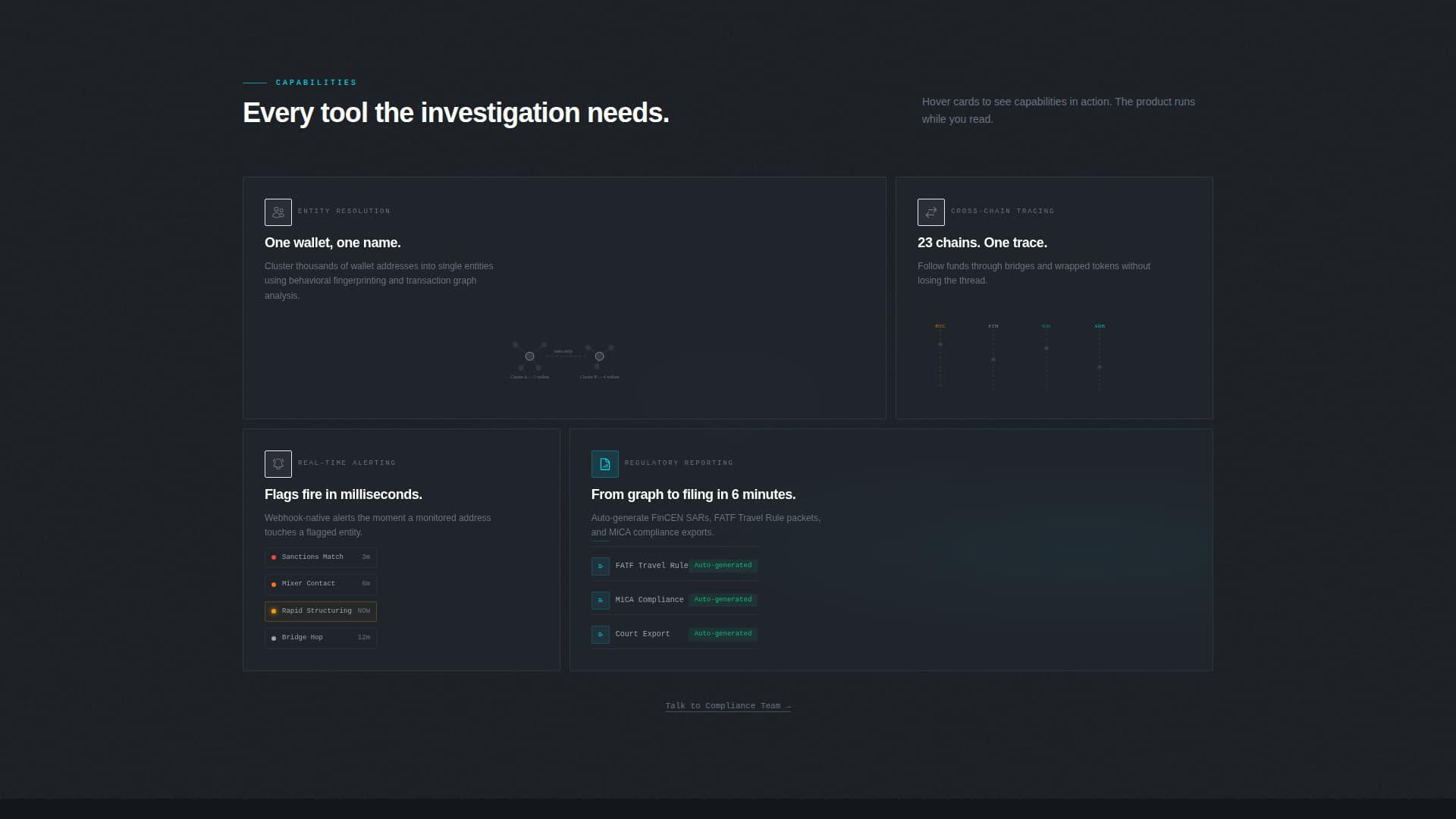 Trace - Powerful Blockchain Landing Page Template