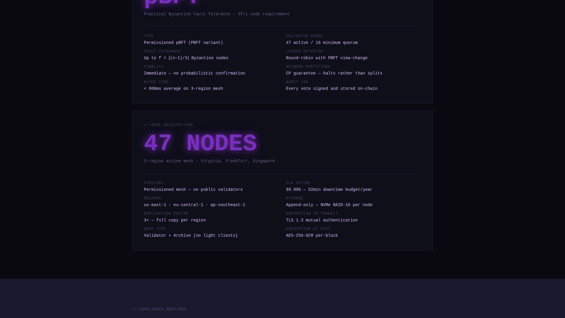 Ledger - Immutable ITSM Landing Page Template