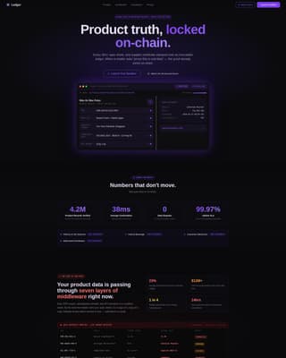 Blockchain-Based Enterprise Software Booking Confirmation Website Template
