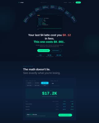 Blockchain-Based Enterprise Software Specialist Cost Calculator Website Template