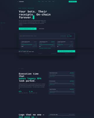 Blockchain-Based Enterprise Software Professional Website Template