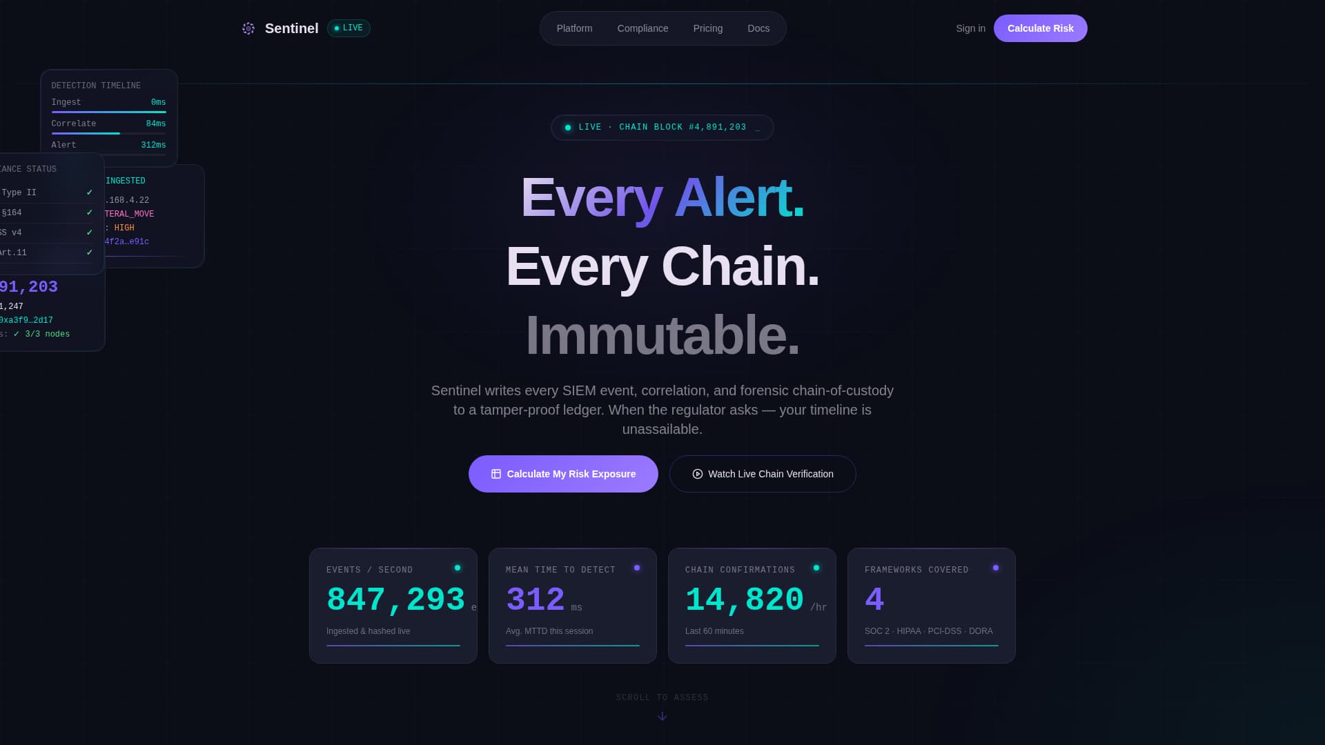 Blockchain-Based Enterprise Software Specialist Pricing Website Template