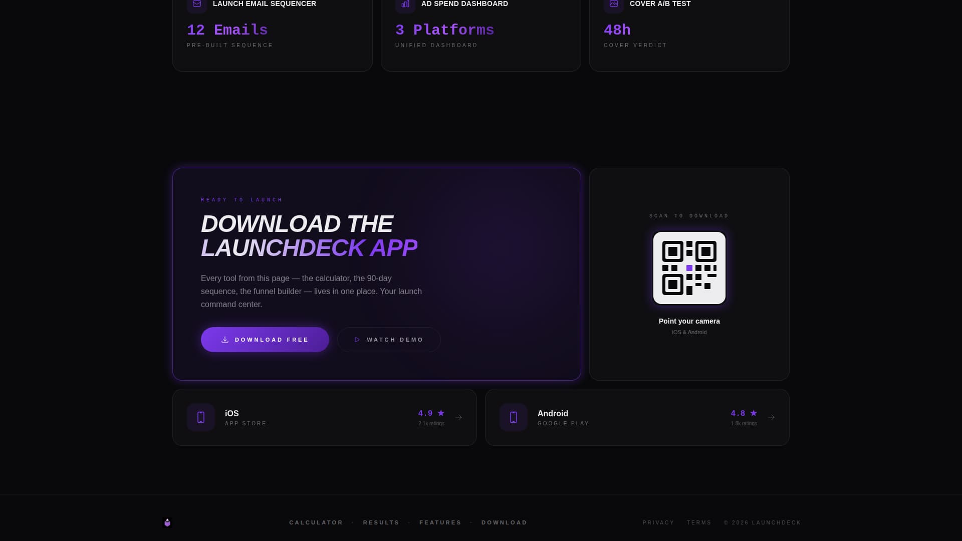 Launchdeck - Dynamic Bookcourse Landing Page Template