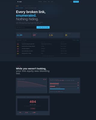 Crawl - Powerful Linkchecker Landing Page Template