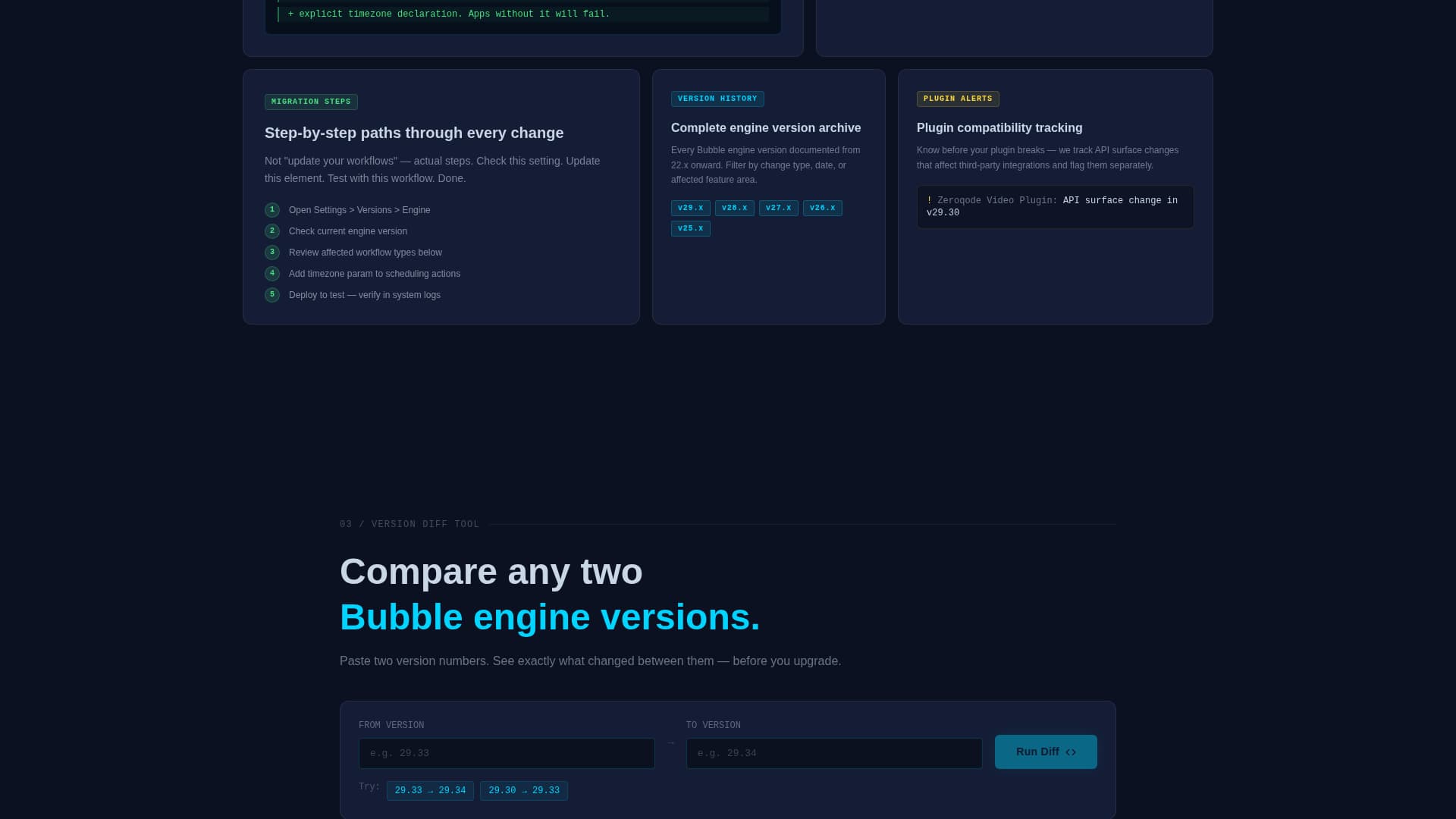 Changelog - Smarter Bubble Landing Page Template