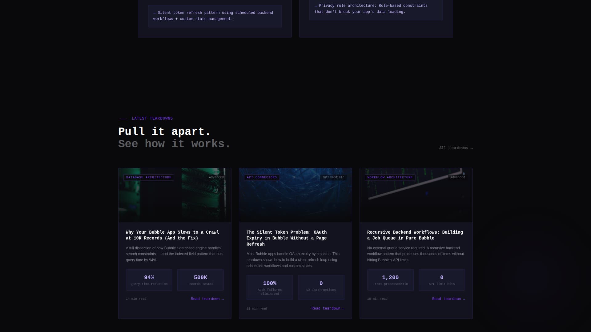 Bubblevoid - Powerful Developer Landing Page Template