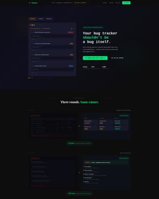 Squash - Powerful Bugtracking Landing Page Template