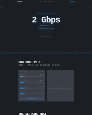 Uplink - Powerful Businessinternet Landing Page Template