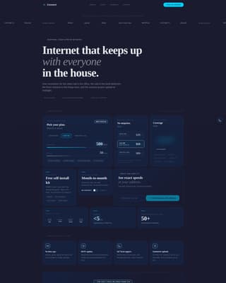 Connect - Reliable Internet Landing Page Template