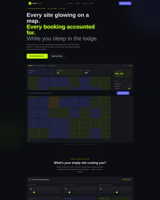 Beacon - Powerful Campground Landing Page Template