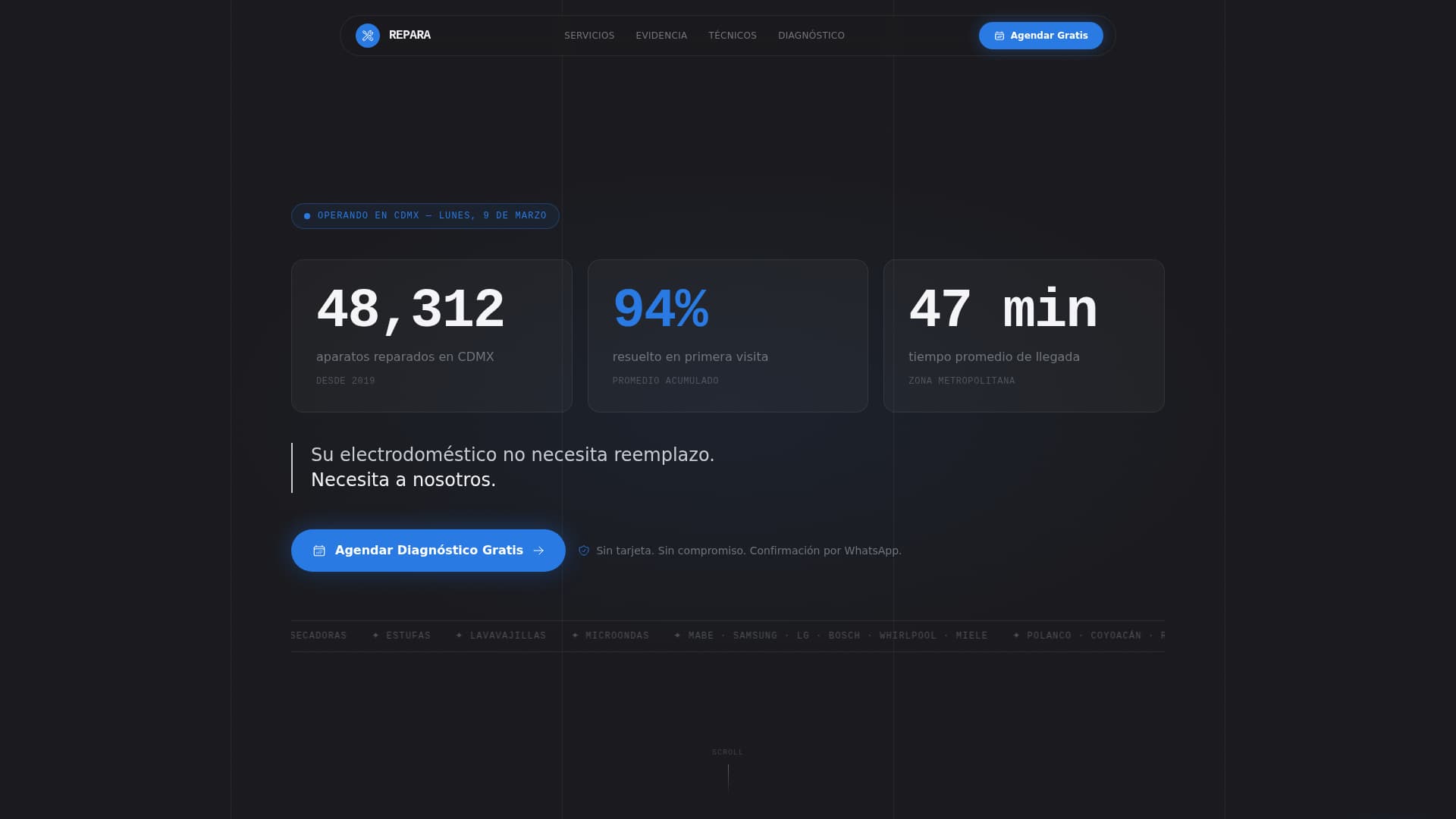 Repara - Certified Appliancerepair Landing Page Template