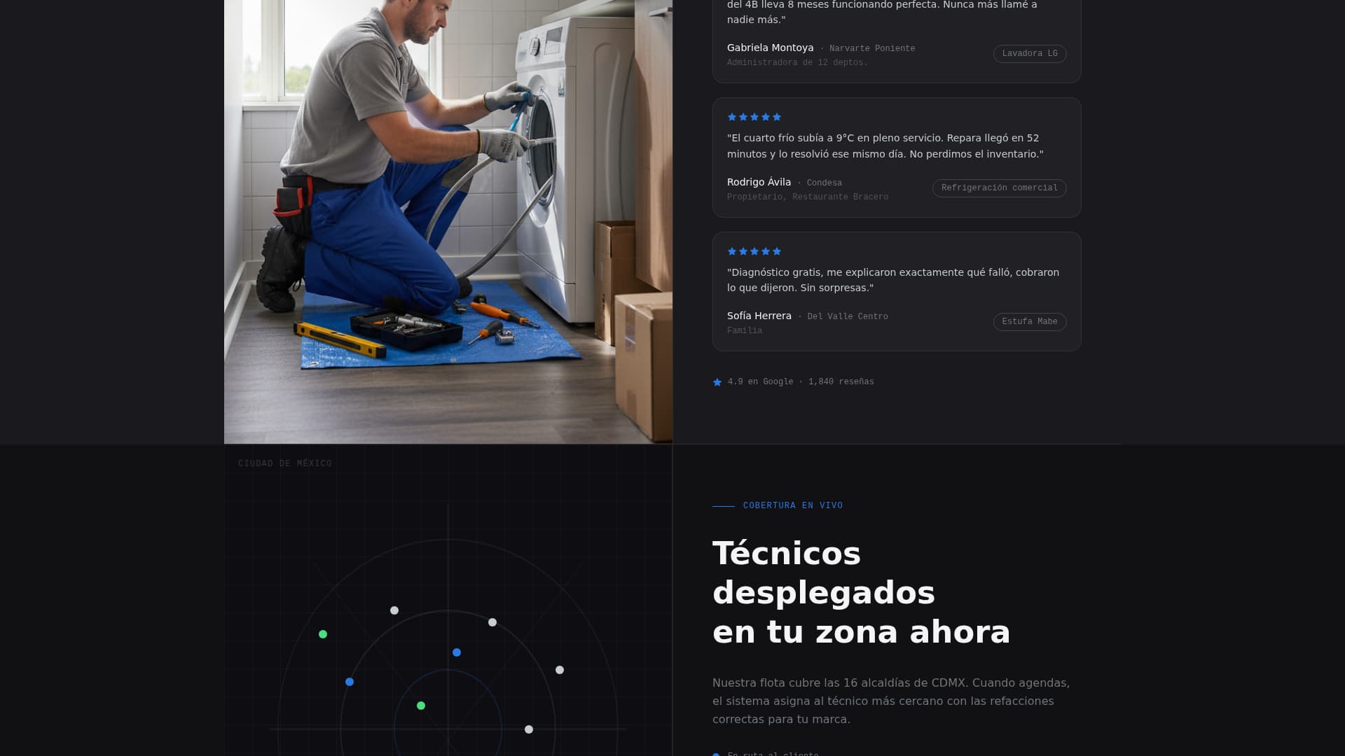 Repara - Certified Appliancerepair Landing Page Template