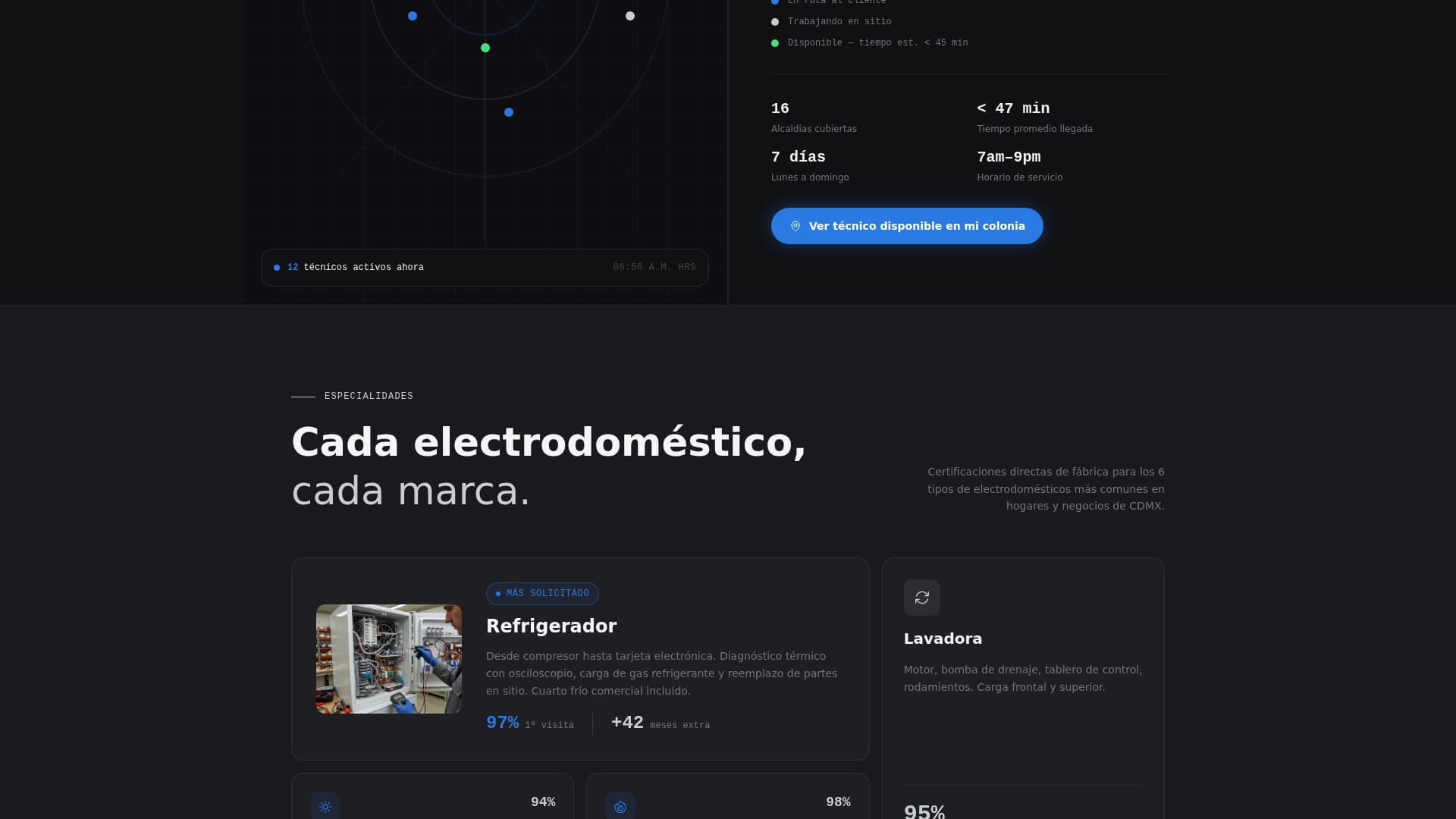 Repara - Certified Appliancerepair Landing Page Template