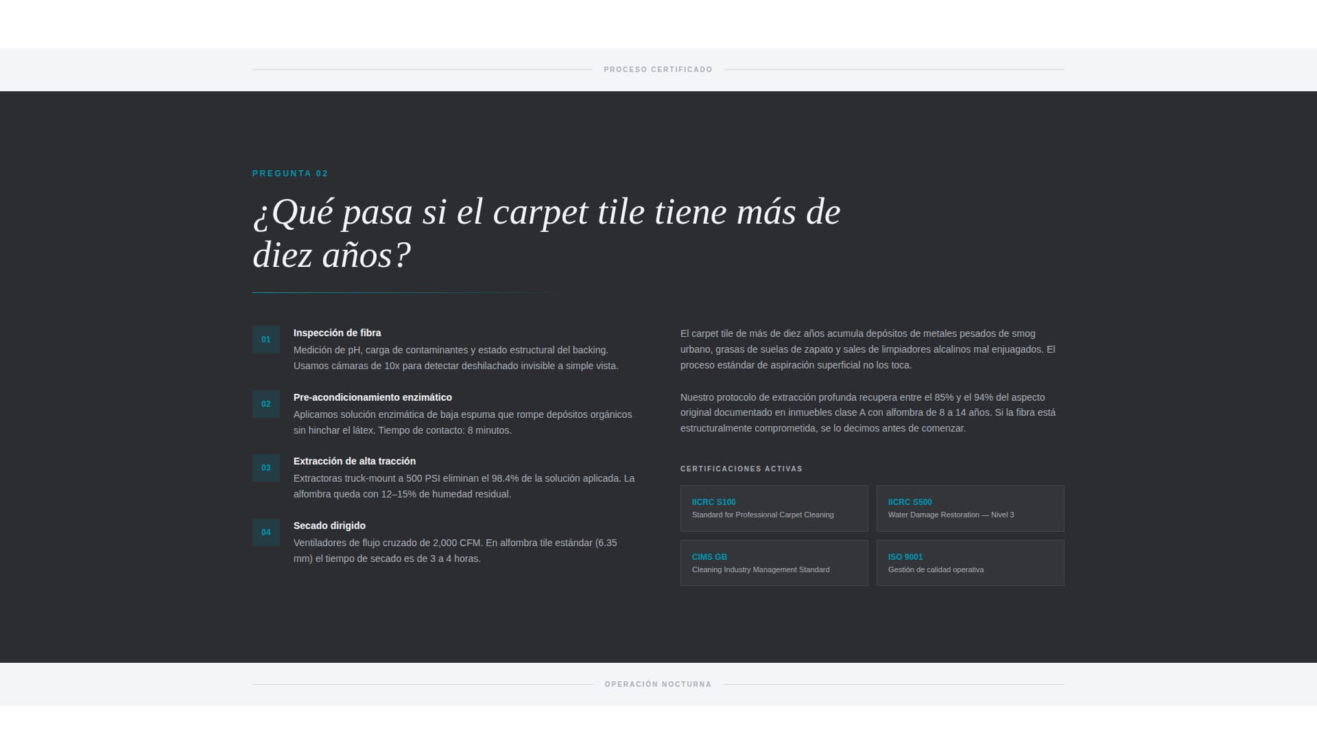 Tapete - Precision Carpet Landing Page Template