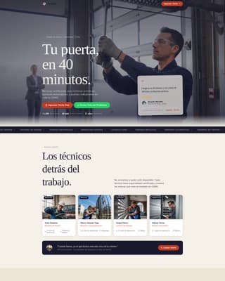 Portn - Authoritative Garagedoor Landing Page Template