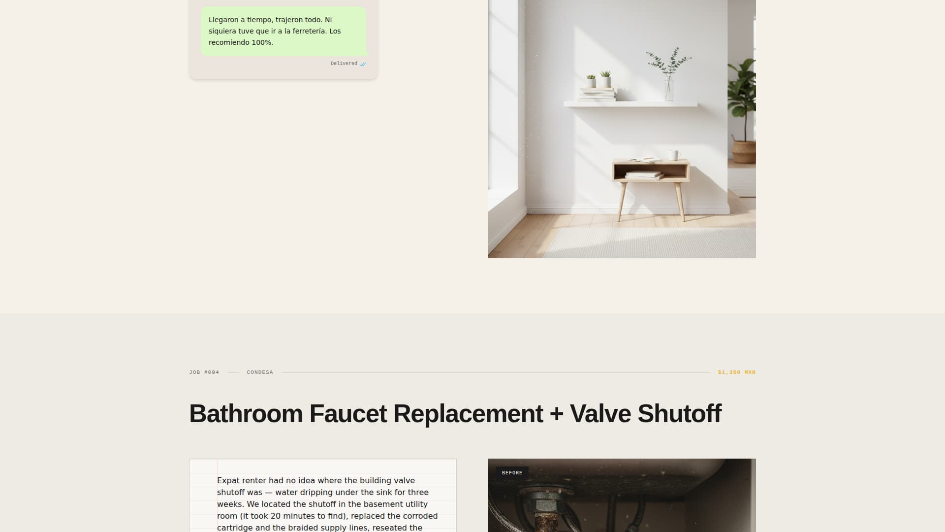 Arreglo - Reliable Handyman Landing Page Template