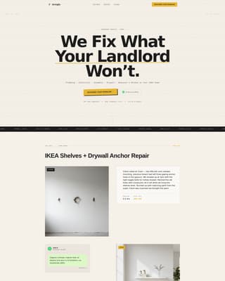 Arreglo - Reliable Handyman Landing Page Template