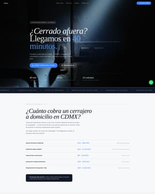 Llave - Rapid Locksmith Landing Page Template
