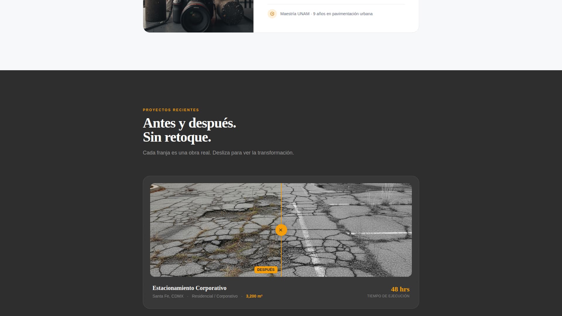 Pavimento - Trusted Asphalt Landing Page Template