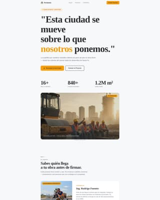 Pavimento - Trusted Asphalt Landing Page Template