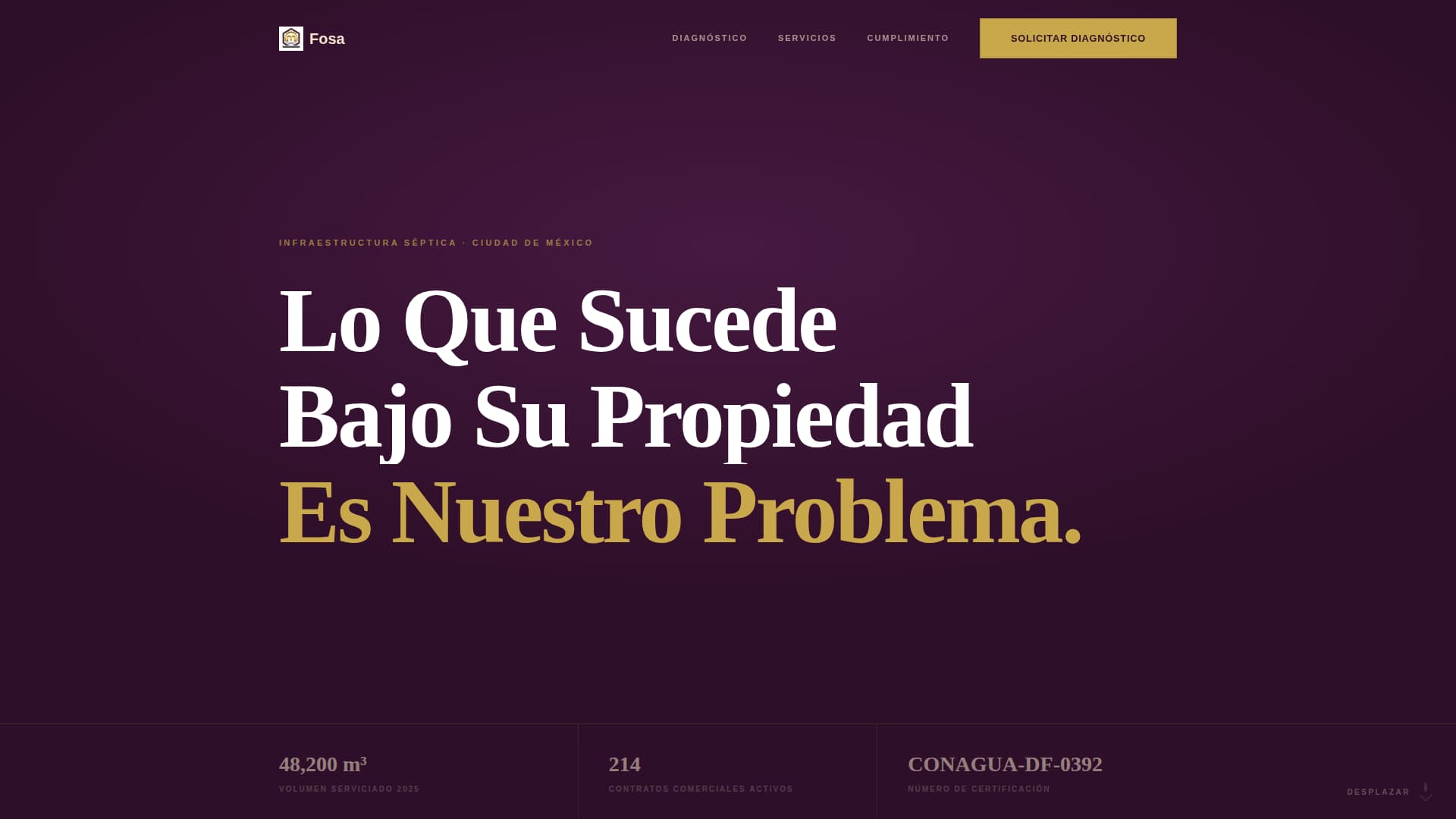Fosa - Authoritative Septic Landing Page Template