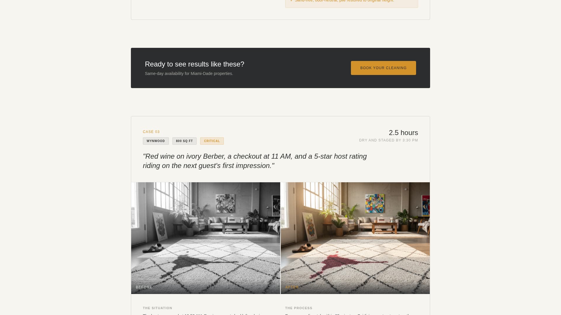 Steamer - Professional Carpetcleaning Landing Page Template