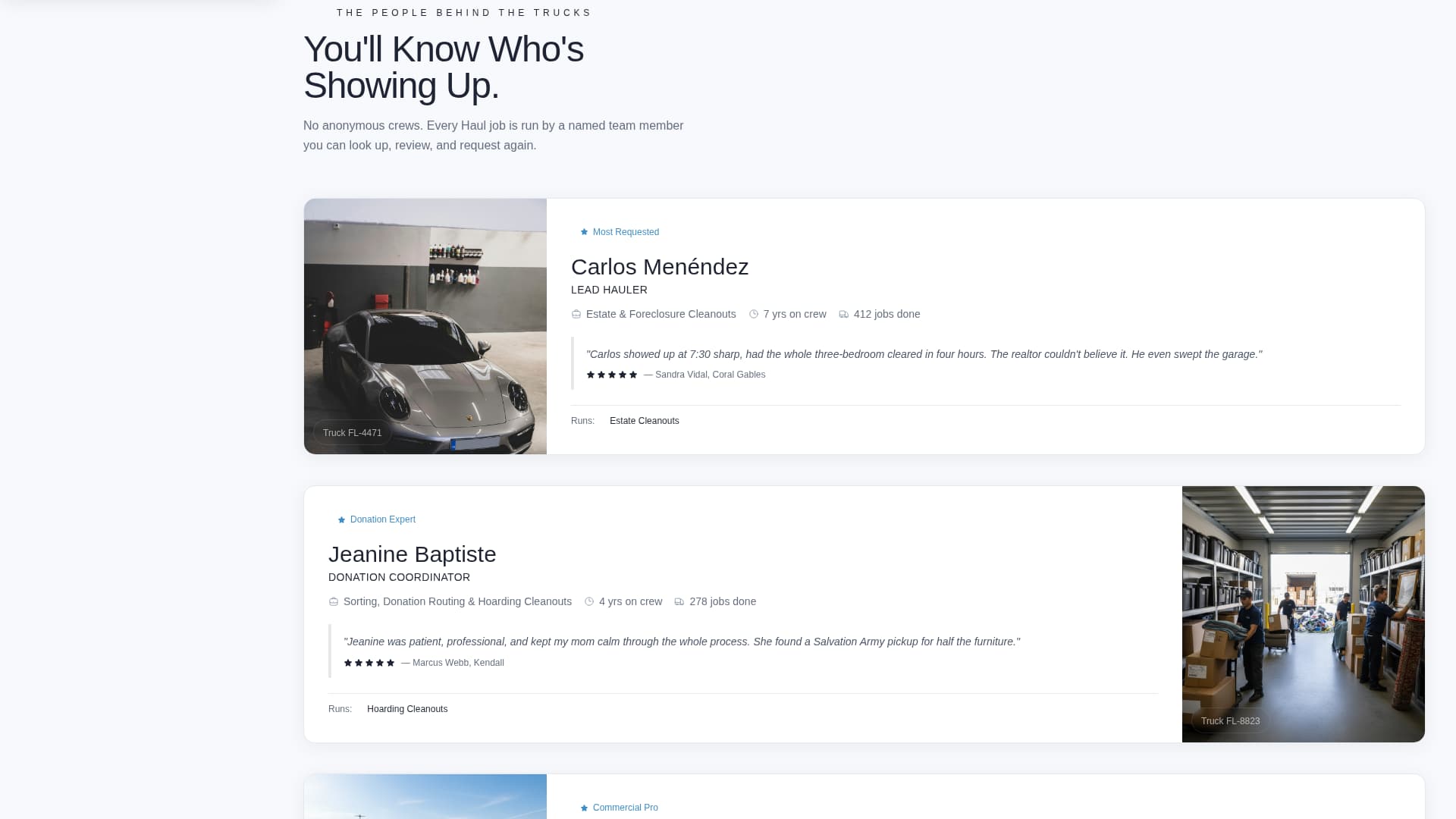 Haul - Trusted Junkremoval Landing Page Template