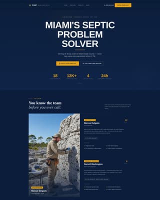 Flow — Authoritative Waste Management Landing Page Template