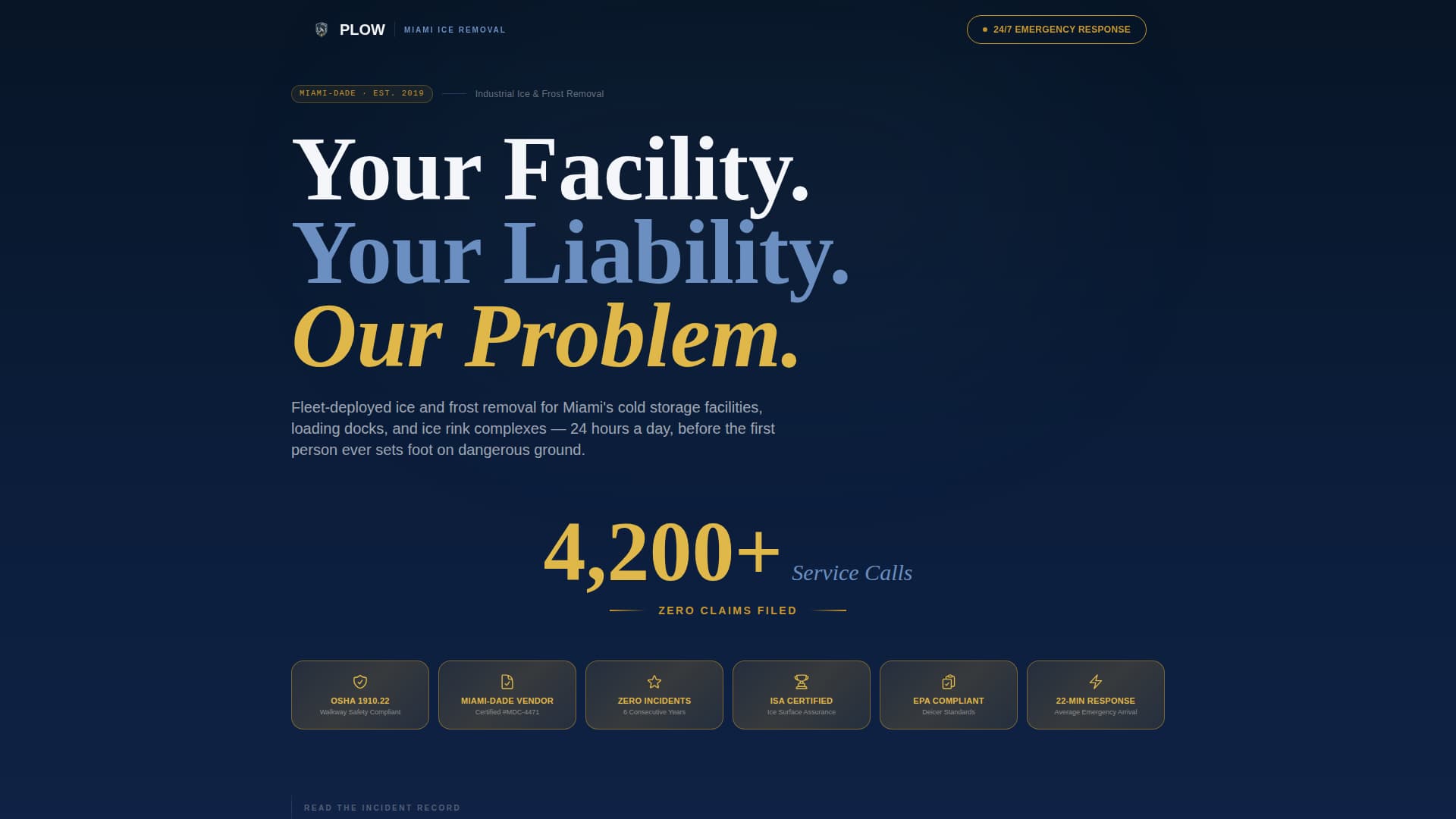 Plow - Authoritative Facility Landing Page Template