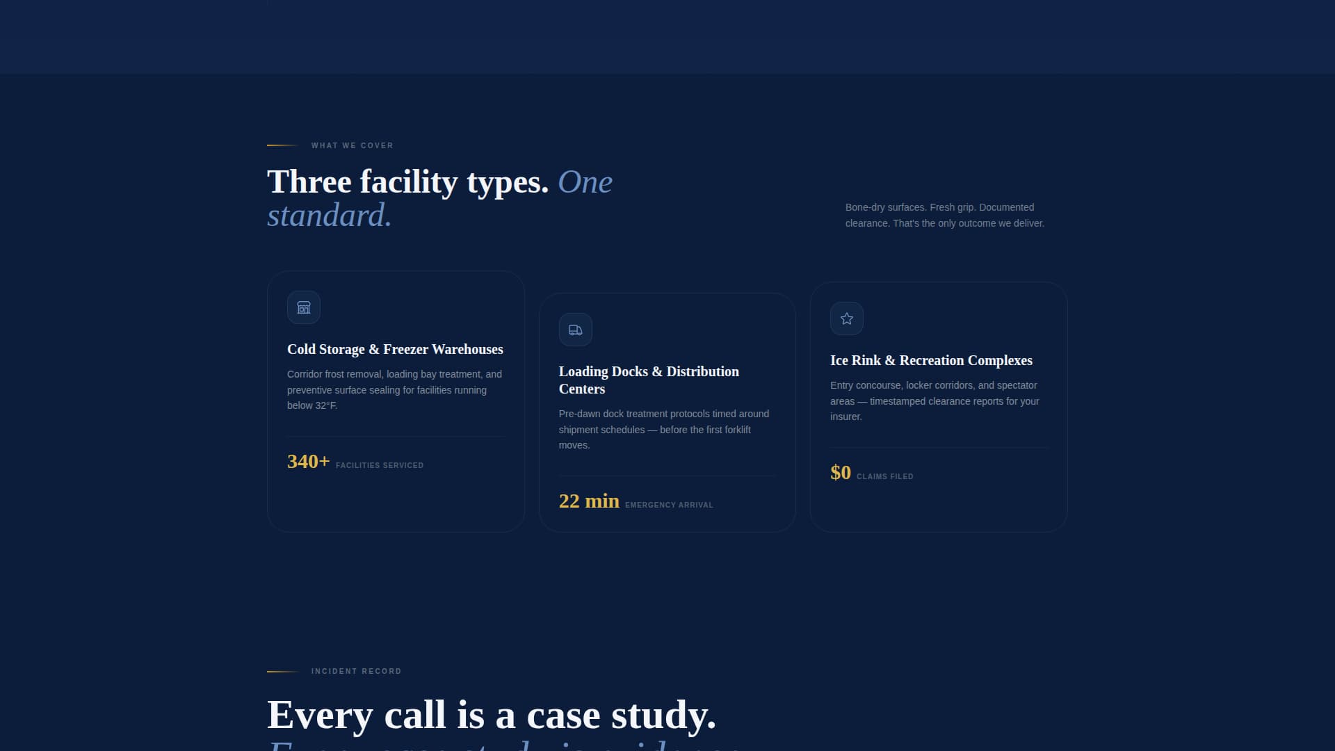 Plow - Authoritative Facility Landing Page Template