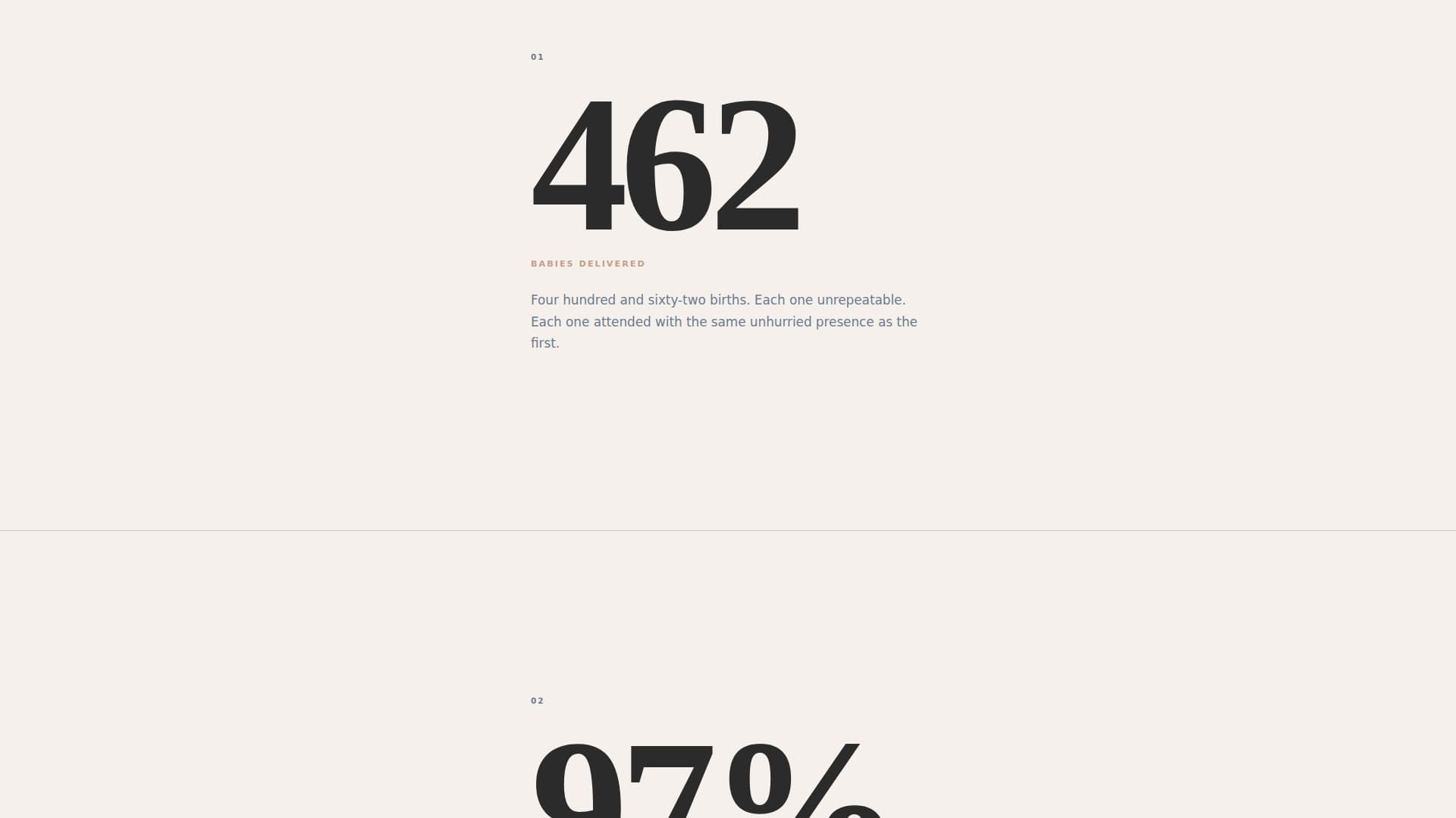 Birthwork - Authoritative Midwife Landing Page Template