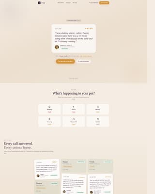 Triage - Urgent Mobilevet Landing Page Template