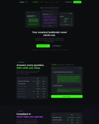 Dispatch - Intelligent Dispensary Landing Page Template