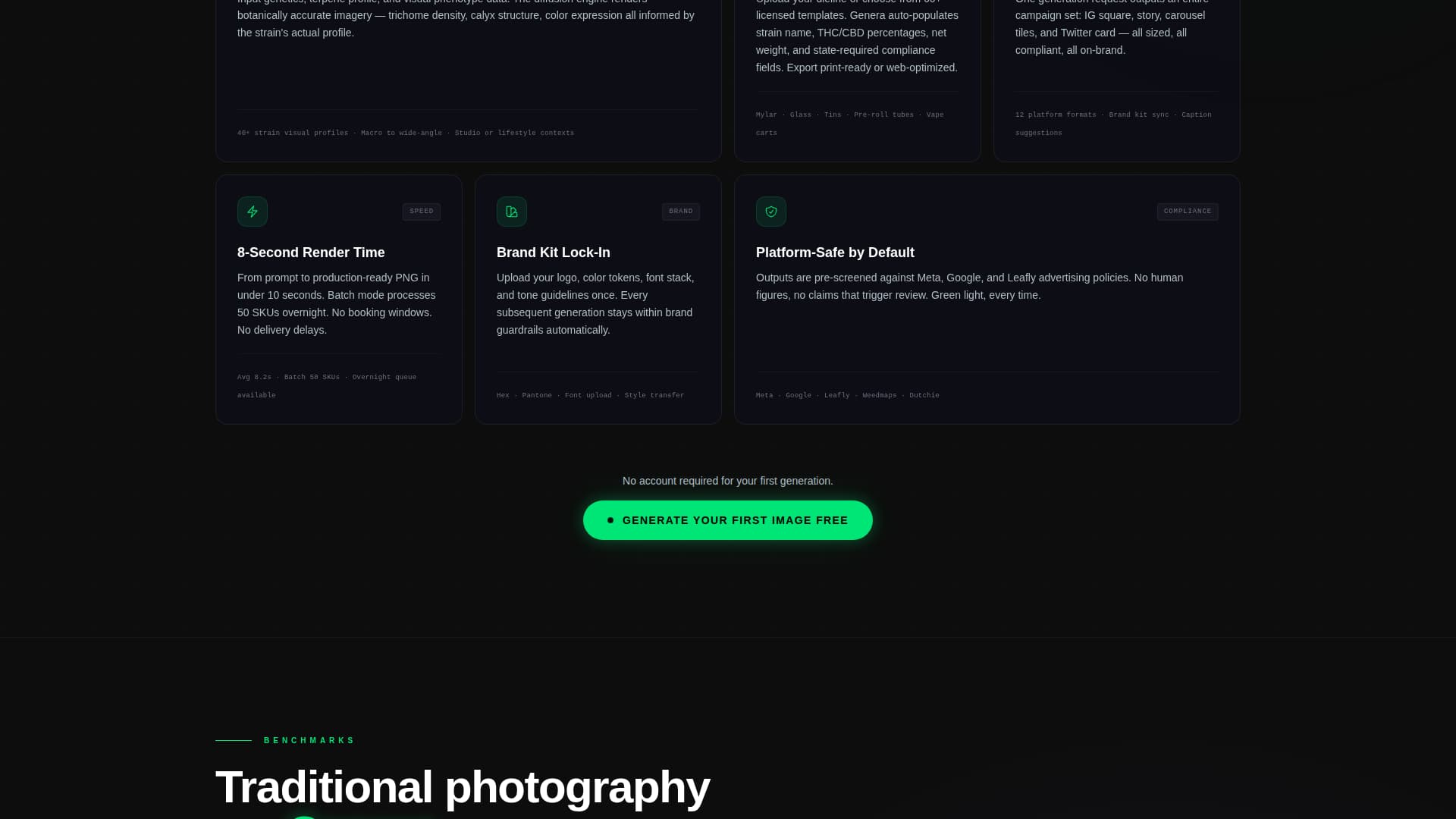Genera - Powerful Cannabis Landing Page Template
