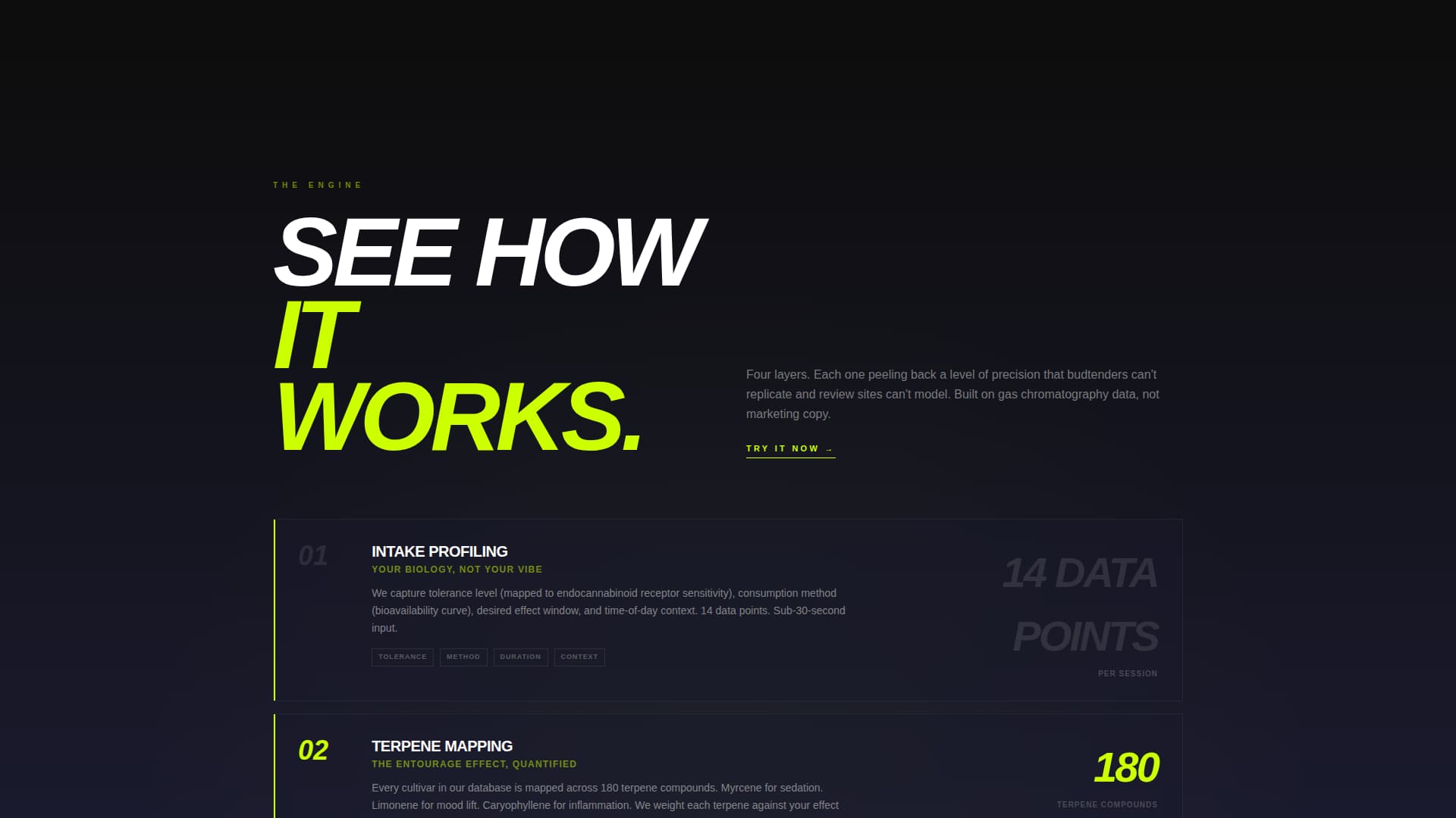 Strain - Precision Cannabis Landing Page Template