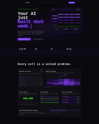 Sched - Intelligent Dispensary Landing Page Template