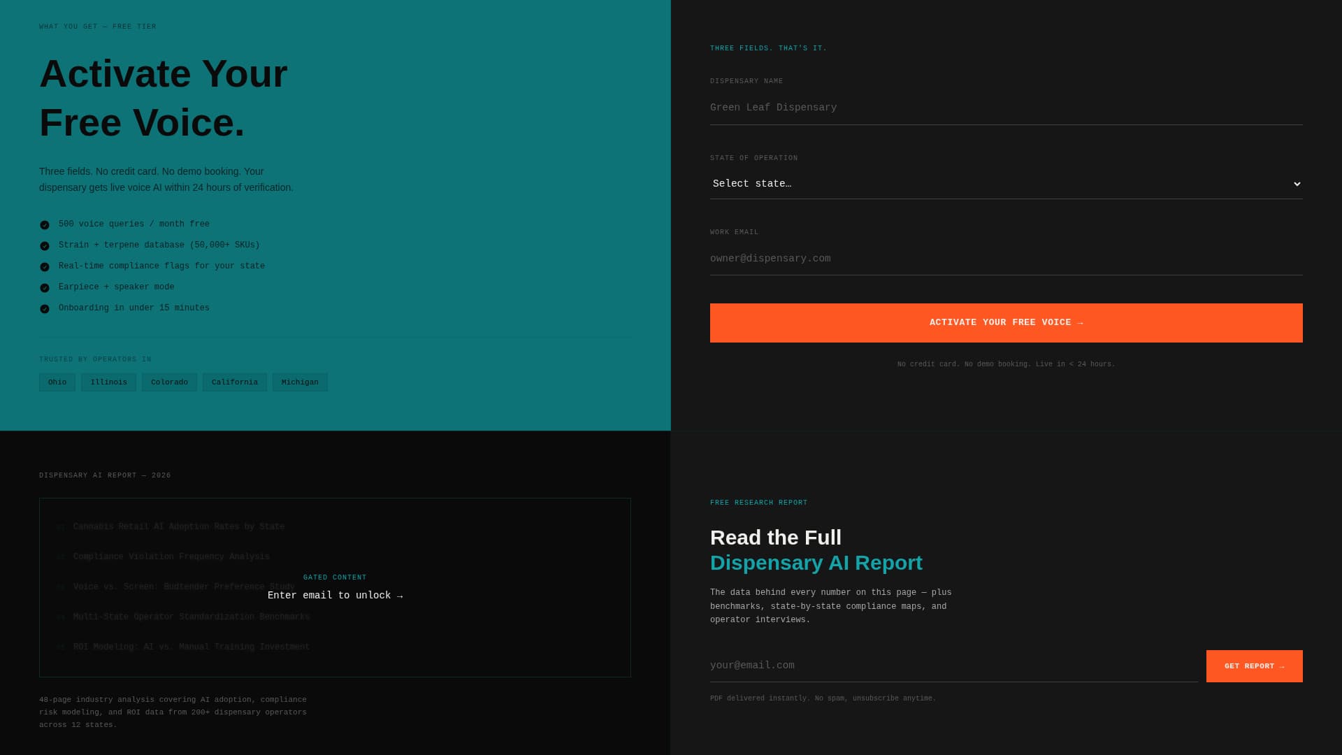 Catalyst - Instant Cannabistech Landing Page Template