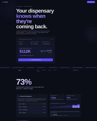 Canopy - Automated Dispensary Landing Page Template