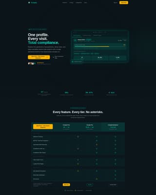 Comply - Unified Cannabismanagement Landing Page Template