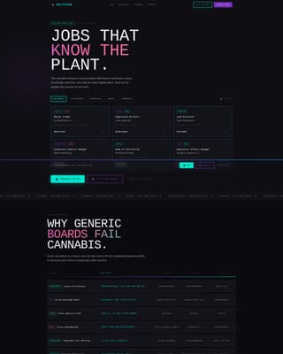 Cannabis Digital Presence Specialist Careers Website Template
