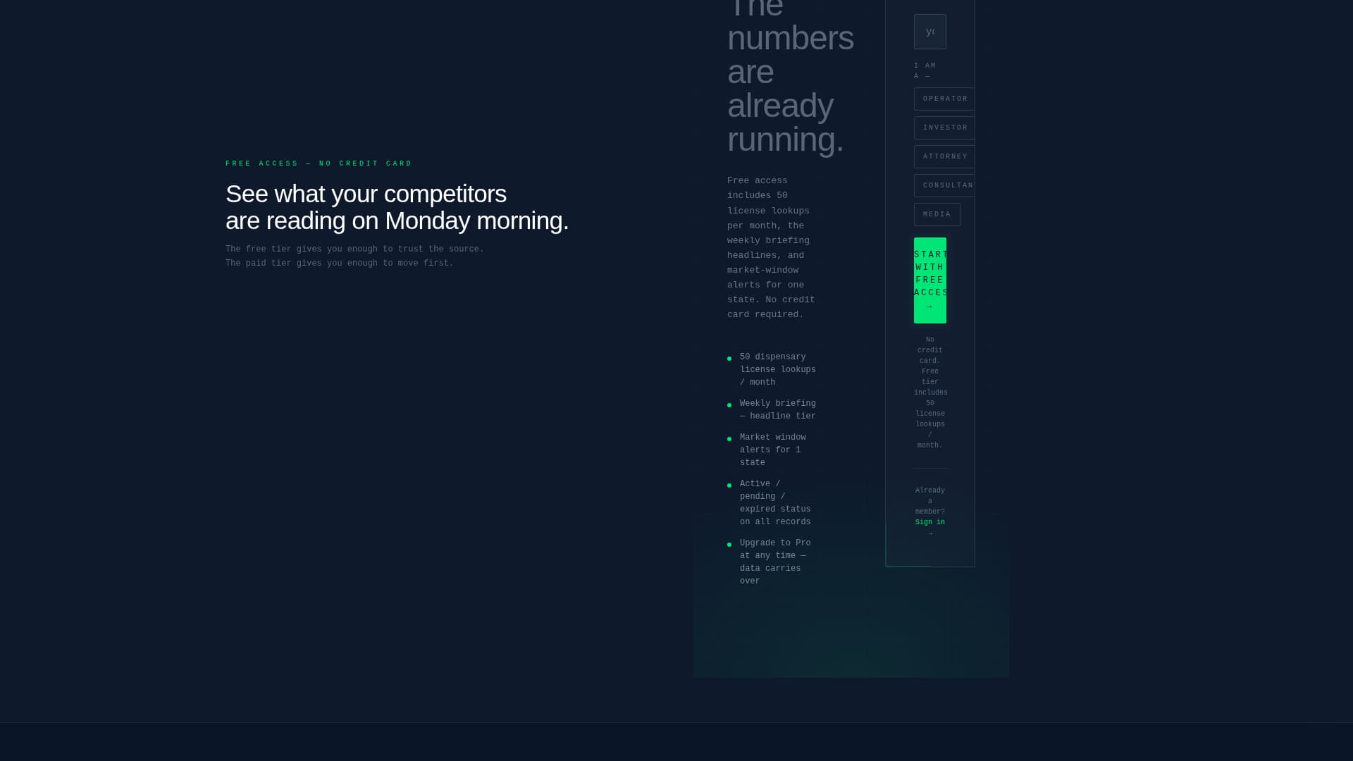 Cannabis Digital Presence Professional Website Template