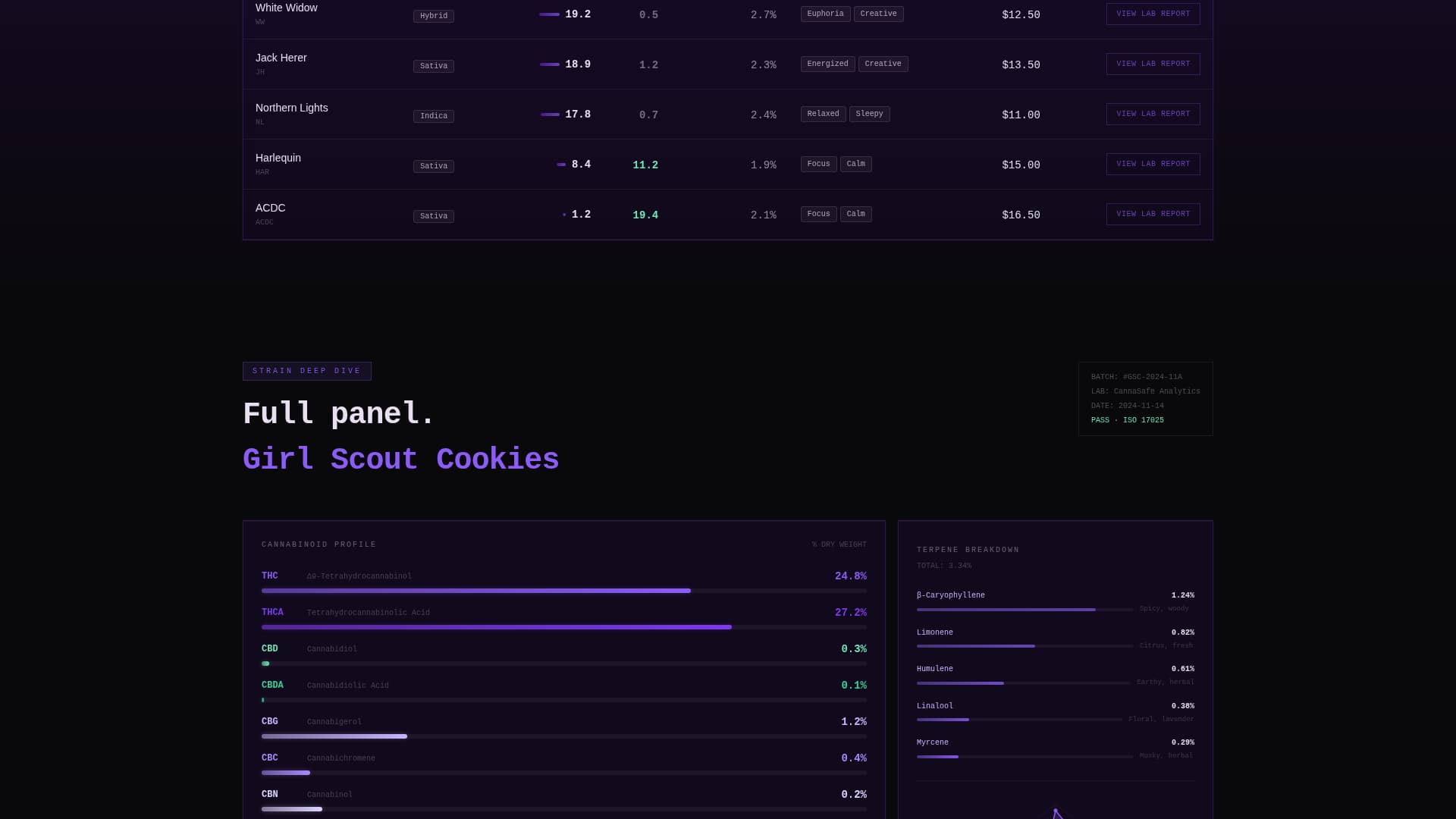 Cannabis Digital Presence Specialist Professional Website Template