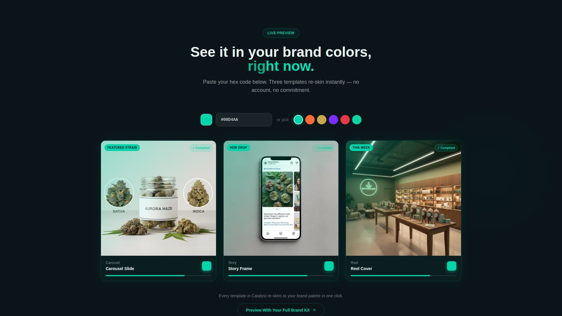 Cannabis Digital Presence Reviews Website Template