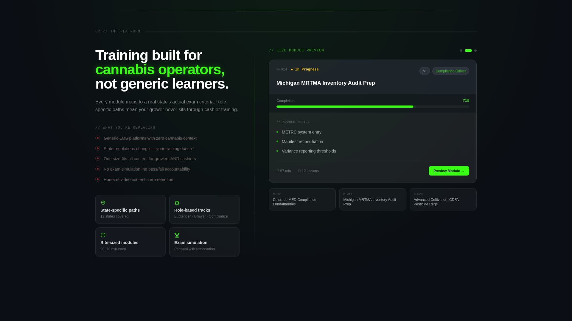Cannabis Software & SaaS Privacy Policy Website Template