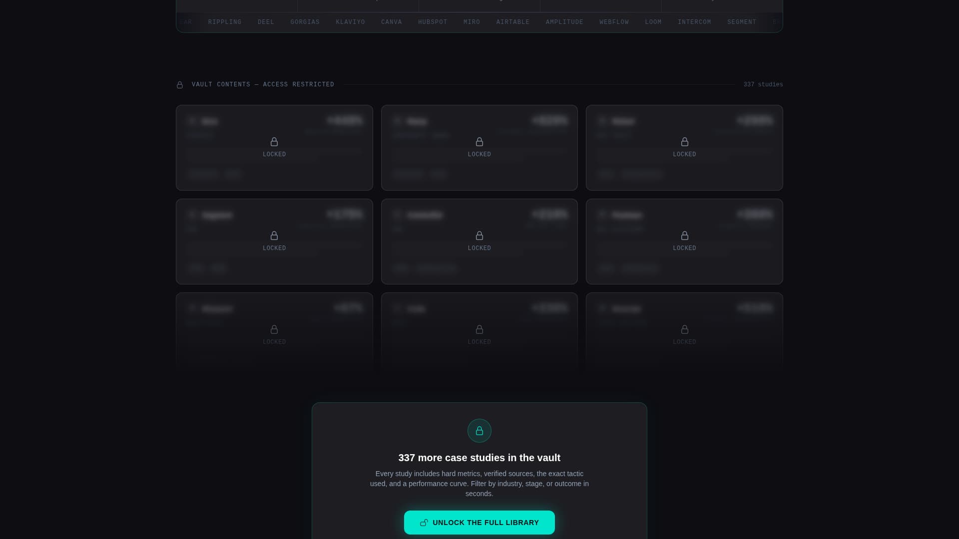 Proofvault - Powerful Case Study Landing Page Template