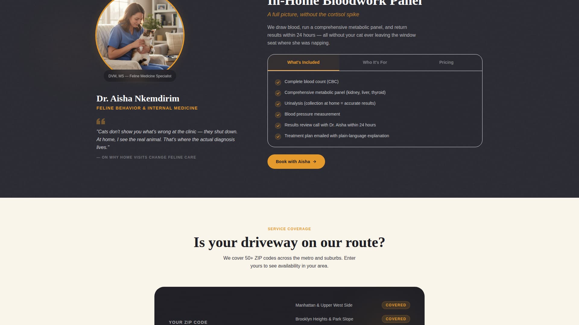 Remedy — Licensed Mobile Veterinary Landing Page Template