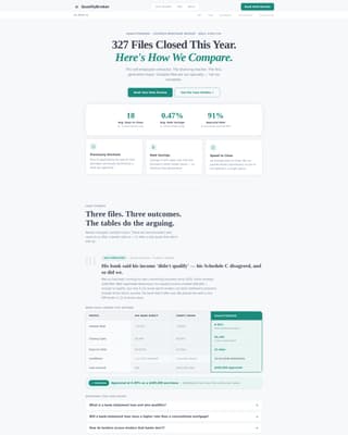 Qualify - Authoritative Mortgagebroker Landing Page Template