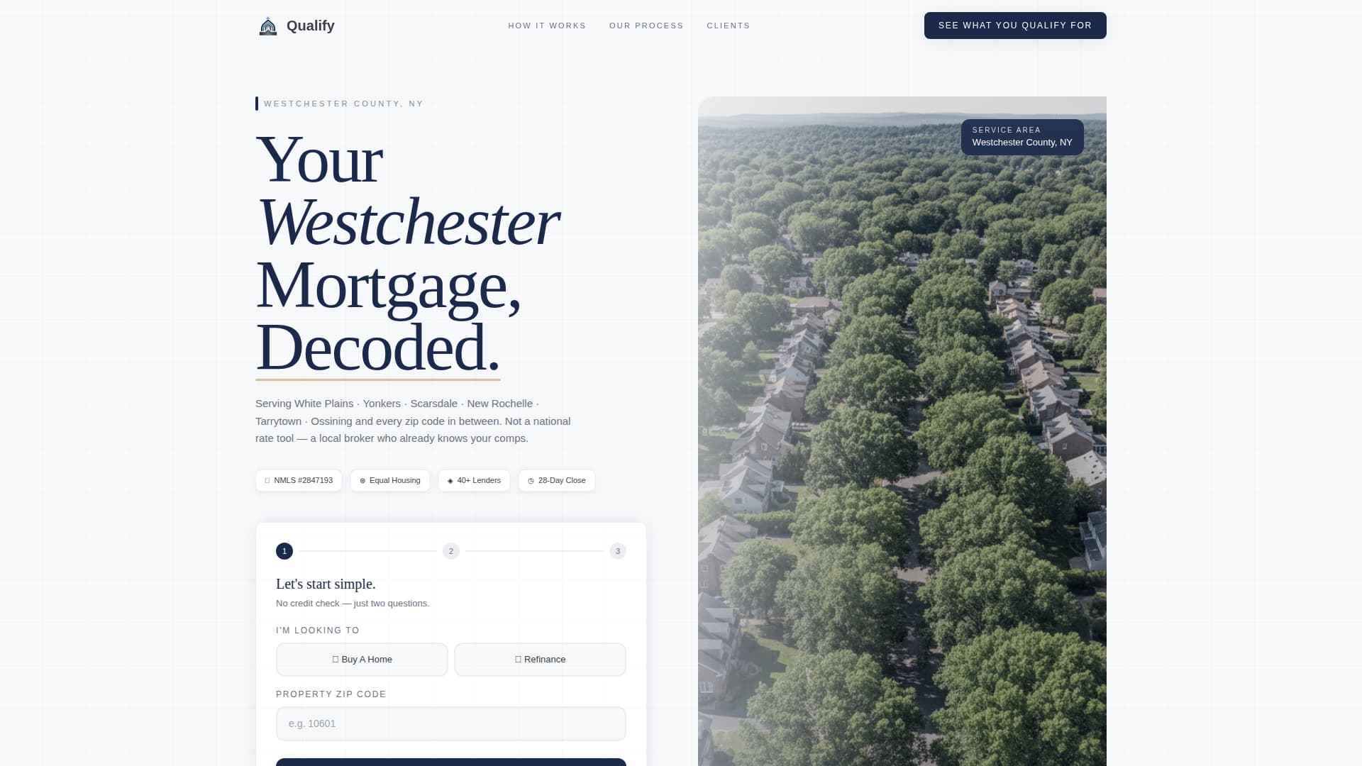 Qualify - Decisive Mortgage Landing Page Template