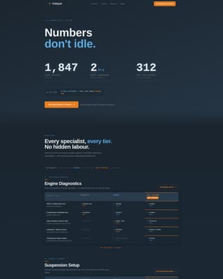 Torque - Authoritative Mechanic Landing Page Template