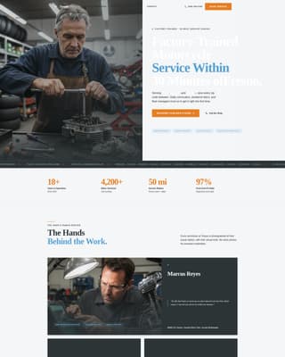 Torque - Precision Motorcycle Landing Page Template
